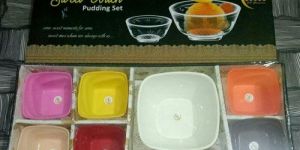 Plastic Pudding Set