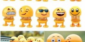 Handing and Dancing Emoji for Car Decoration