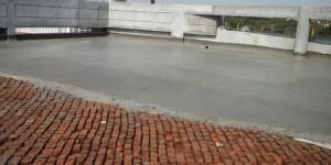 Terrace Finishing with Brick Bat Coba Services