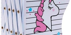 Unicorn Themed Retractable Foldable Metal Book Shelf
