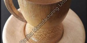 Bamboo Tea Cup & Saucer Set