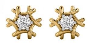 Snowflake Stud Earrings