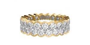 Twin Eternity Band Diamond Ring