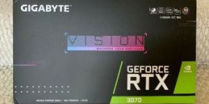 GIGABYTE GeForce RTX 3070 VISION OC Edition Graphics Card