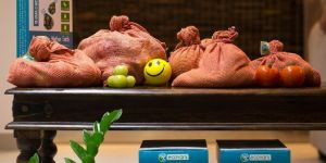 Reusable Mesh Bag Chocolate Pack of 5