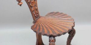 Toon Carved Wooden Chair