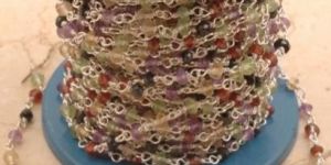 Multi Semi Precious Beaded Chain