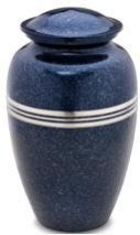 Speckled Indigo Cremation Urn