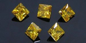 CZ Yellow Gemstone