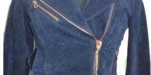 Ladies Goat Suede Leather Jacket