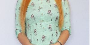 Women Rayon Designer Floral Printed Kurti