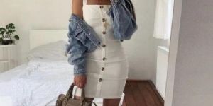 STYLISH BUTTON SANDO