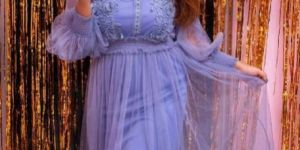 STYLISH FLOWER PATCH DRESS