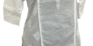 RFF-335 Lucknowi Chikankari Long Kurti