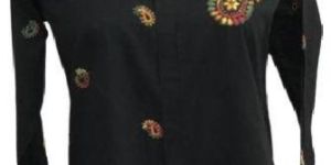 RFF-336 Lucknowi Chikankari Short Shirt