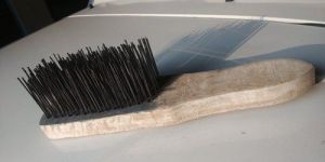 Wooden Foundry Brush with Handle