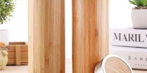 Reusable Bamboo Steel Thermo Flask