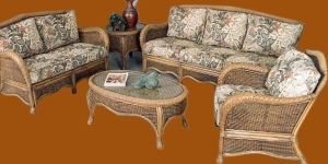 Bamboo Cane Sofa Set