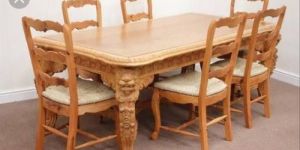 Antique Oak Design Dining Set