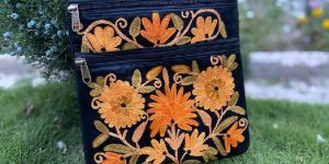 Kashmiri Embroidery Sling Bags