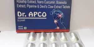 Rosehip Extract, Nano Curcumin , Boswellia Extract, Piperine & Devils Claw Extract Tablets