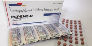 Serratiopeptidase and Diclofenac Potassium Tablets