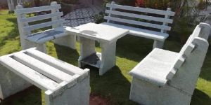 Stone Garden Bench