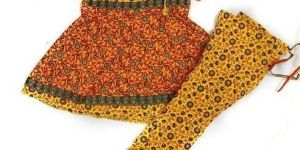 Kids Cotton Anarkali Suit