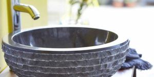 Grey Marble Table Top Wash Basin