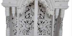 White Marble Home Temple