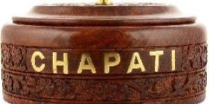 Wood Chapati Box