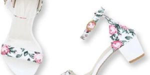 Nappa Leather Heel Sandals