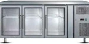 Three Glass Door Undercounter Refrigerator