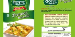 Paneer Masala Printed Laminated Pouch