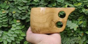 Teak Wood Coffee Cup