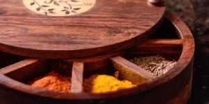 Wooden Spice Box