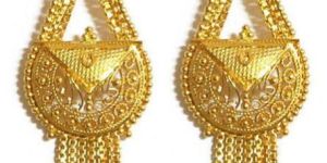 Ladies Gold Earrings