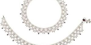 Ladies Silver Anklets