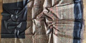 Hand Painted Madhubani Tussar Silk Saree