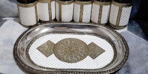 Meenakari Service Tray