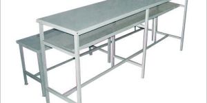 Stainless Steel School Bench