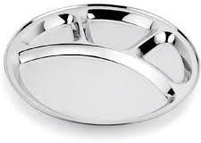 Stainless Steel Compartment Tray