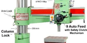 Double Column Radial Drilling machine 75mm Cap.