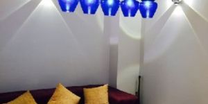 Blue Glass Lamp Pendant Lighting Chandelier