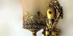 Glass Shade Wall Lamp