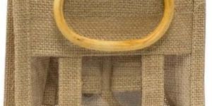 Multi Pocket Jute Bottle Bags