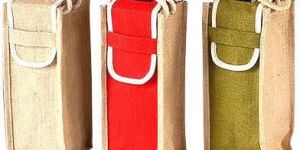 Plain Jute Bottle Bags
