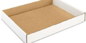White Corrugated Trays