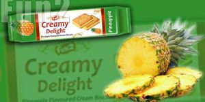 Pineapple Cream Biscuits