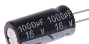 E-capacitor 1000uf/16v 10*13